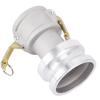 Aluminum DA Camlock Hose Fitting 2 Inch Female Thread X 3 Inch Male Thread Reducer for Oilfield Water Transfer