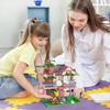 Baumhaus Bausteine Set Kompatibel mit Friends, 504 Teile Waldhaus Bau-Kit Geburtstagsgeschenk für Kinder Mädchen Jungen Alter 6-12 Jahre