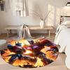 Transformers Round Carpet Suitable for Dining Room Game Room Foyer Kitchen Anti-slip Round Rug Office Home Decor