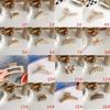 Large Frosted Brown Series Hair Clips Women Back Head Hairpin Korean Milk Coffee Shark Claw Clip Girls Hair Accessories