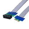 4 Pcs PCI-Express PCI-E 1x Riser Card Rxtender For Extend Flex Evacuation Cable