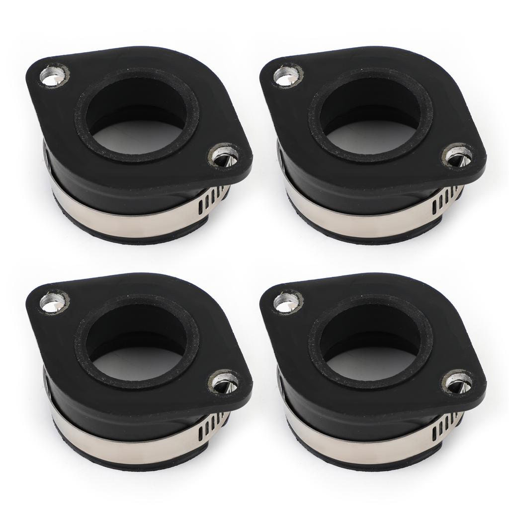 4 Intake Manifold Boots Kit Fit for Kawasaki KZ1000 KZ1100 1981-1982 16065-1135