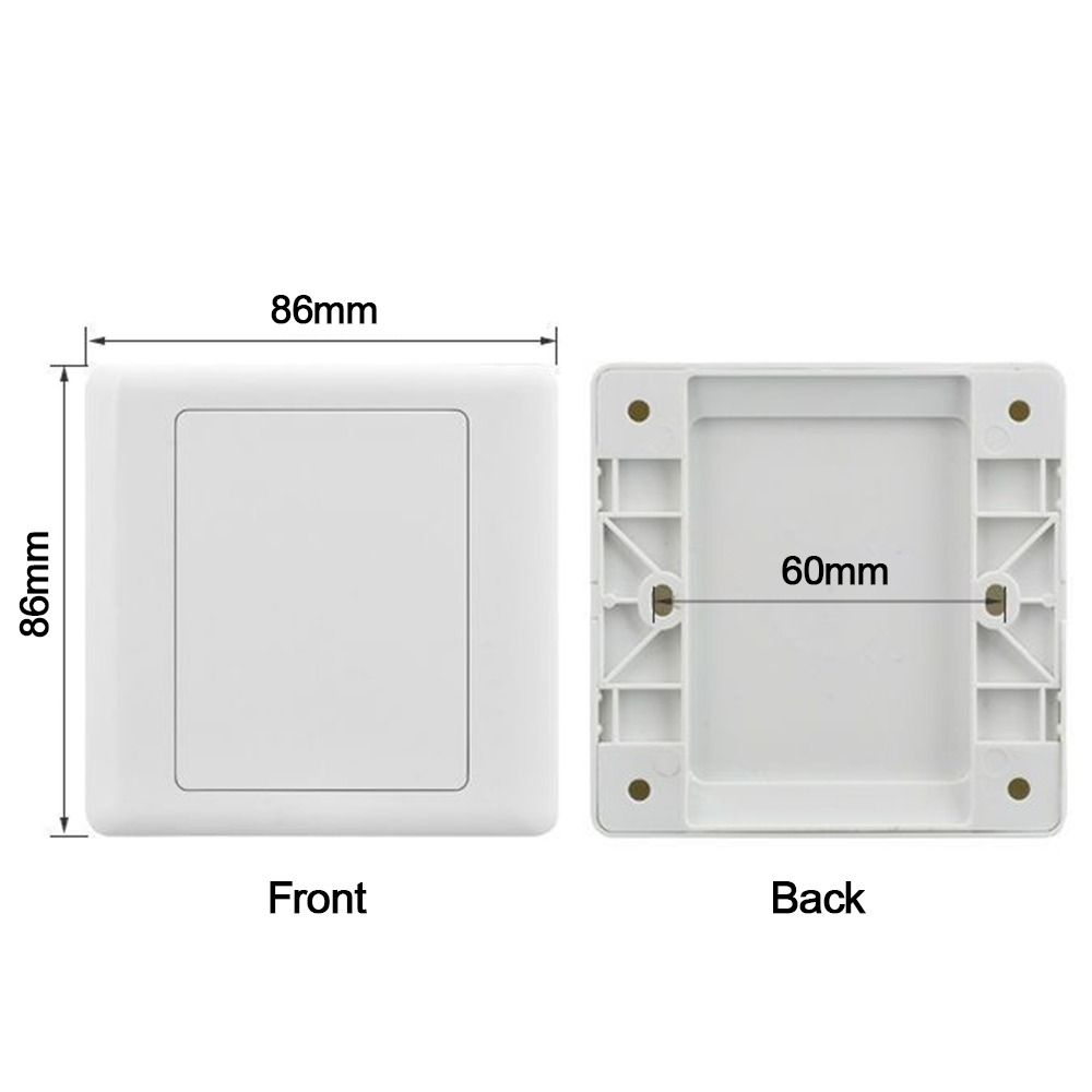 Thickened Wall Hole Cover 86 Type Panel Decor Cover Wall Blank Panel  Electrical Supplies