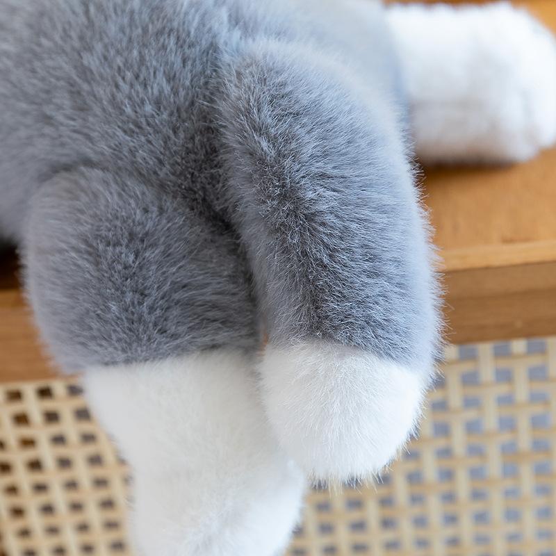 New Cute Cat Doll Simulation Party Cat Plush Toy for Girls To Sleep with Throw Pillow Scratching Machine Doll