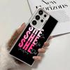 Girl Boss Lady Pink Shockproof Phone Case for Samsung Galaxy S26 Edge S25 Ultra S24 FE S23 Plus S21 Cover Anti Fall Fundas