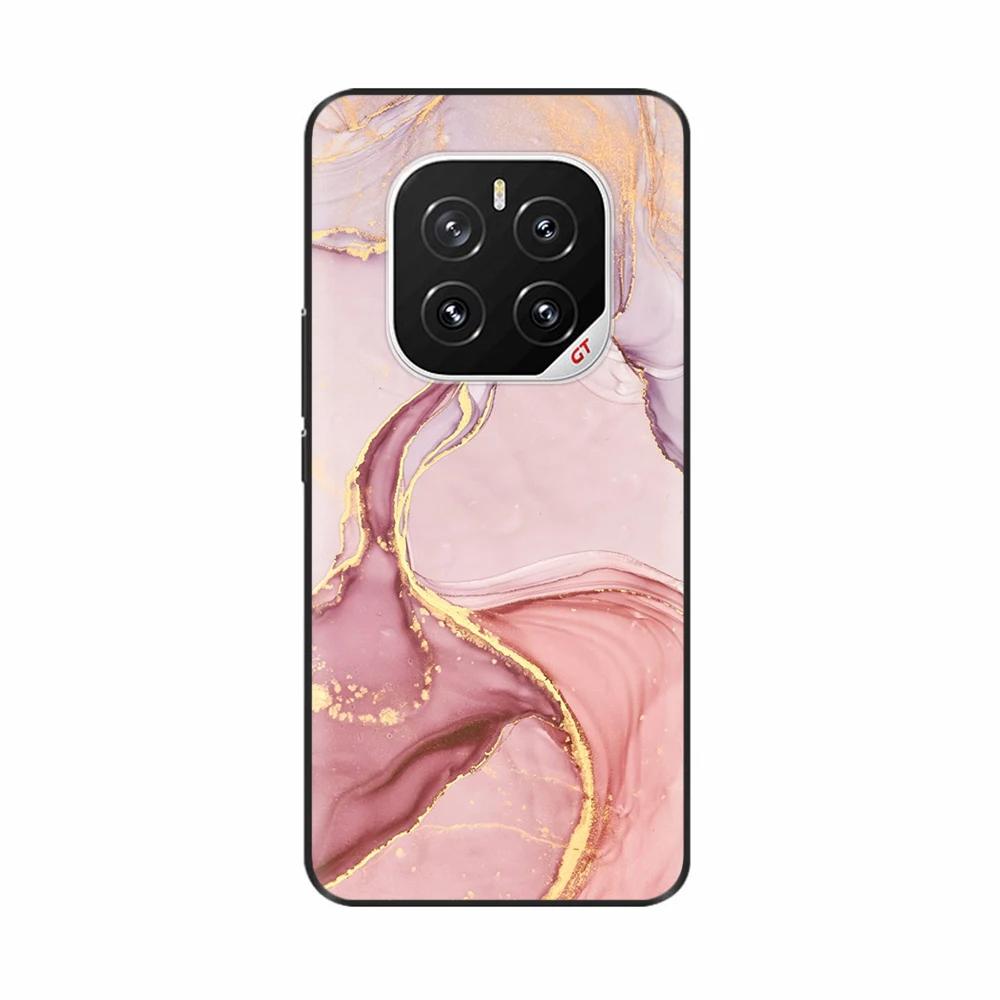 Painted Cover For Honor GT Pro Phone Case for HONOR GTPro Soft Black Silicone Back Cover Shockproof Protective Shell Para Hoesje
