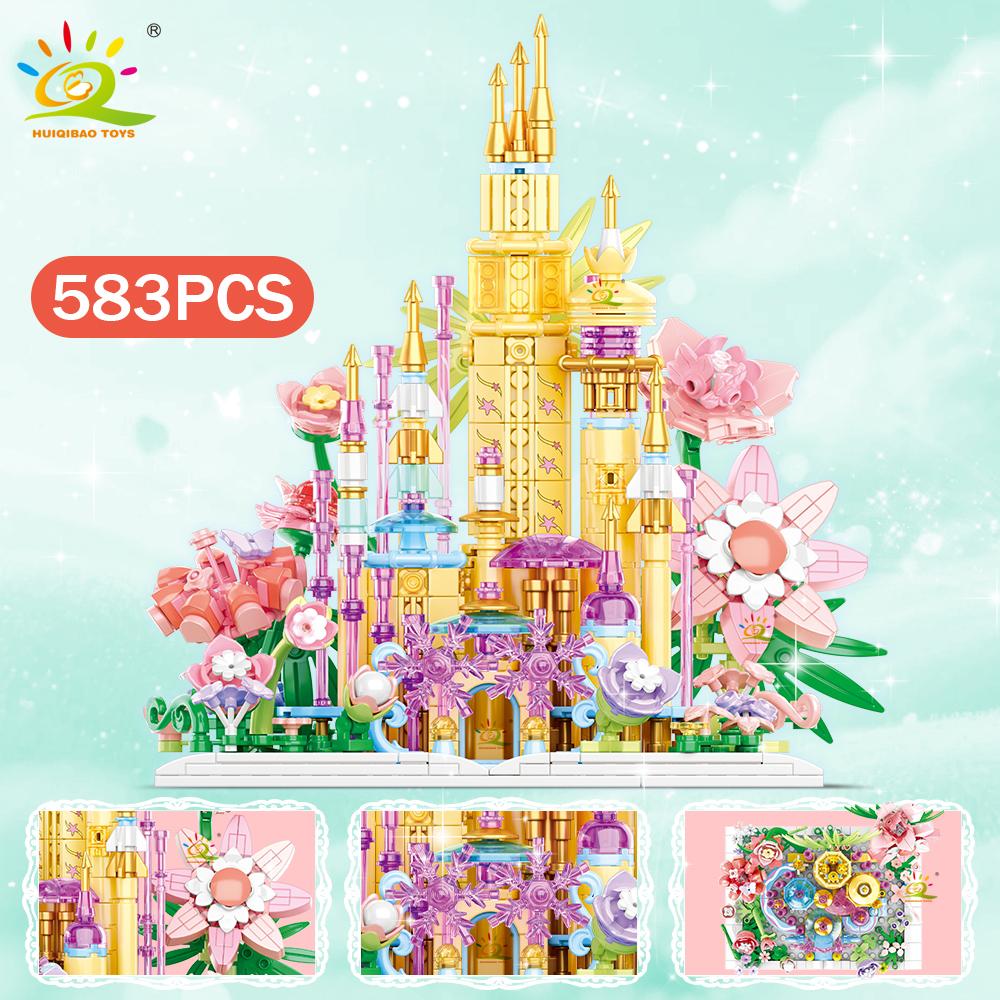Superior-Grade Huiqibao High-Standard Dream High-Standard Princess High-Standard Castle High-Standard House Assembly-Set Building-Set NO BOX