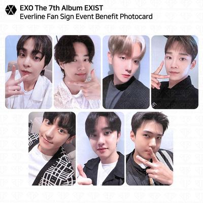 EXIST Everline Ventiliatoriaus Pasirašymo Renginio Privalumas Fotokortelė BAEKHYUN KPOP K-POP