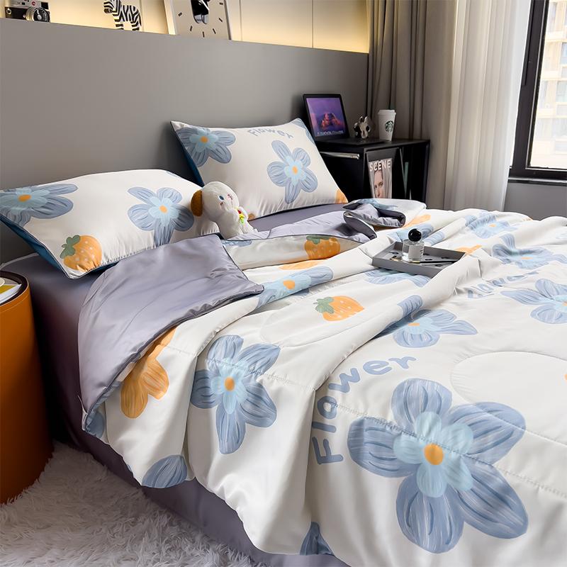 Four Seasons Air Condition Cool Quilt 150/180/200Cm Queen King Comforter Summer Comfortable Duvet Breathable Soft Throw Blanket