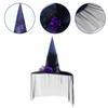 Halloween Witch Hat for Kids Adults Halloween Party Cosplay Costume Props Spooky Wizard Hat for Halloween Party