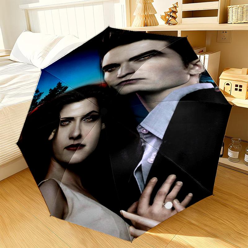 Vampire Saga Romance Umbrella 8-Frame for Travel, Camping, Casual Lightweight Portable Umbrella, Essential for Every Family Holidays Birthday Gift