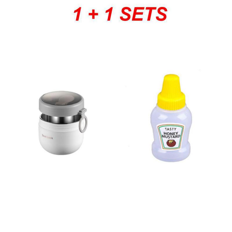 600ml tepelná dóza na potraviny Izolovaný šálek na polévku Termoska Nerezová krabička na oběd Thermo Keep Hot Hot Vaccum Cup se lžičkou