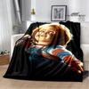Horror movie Cult of Chucky Flange Warm blanket Soft and comfortable blanket picnic bed linings birthday gift