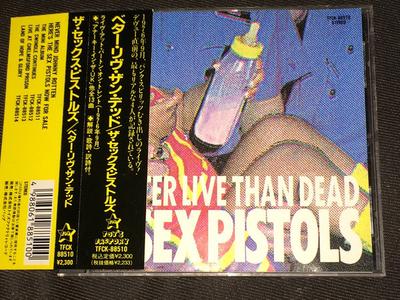 CD SEX PISTOLS  Better Live Than Dead TFCK88510 TOYS FACTORY 1990 Japan Rock Used