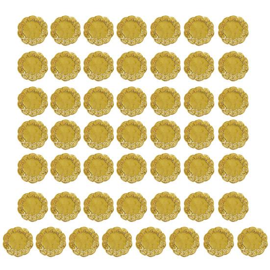 50 Teile/satz Exquisite Spitze Rand Dessert Matte Schöne Wärme Isolierung Papier Kuchen Matte für Zuhause
