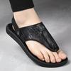 Men's Summer Crocodile Pattern Slip-On Sandals Anti-Slip Outdoor Flip flops
