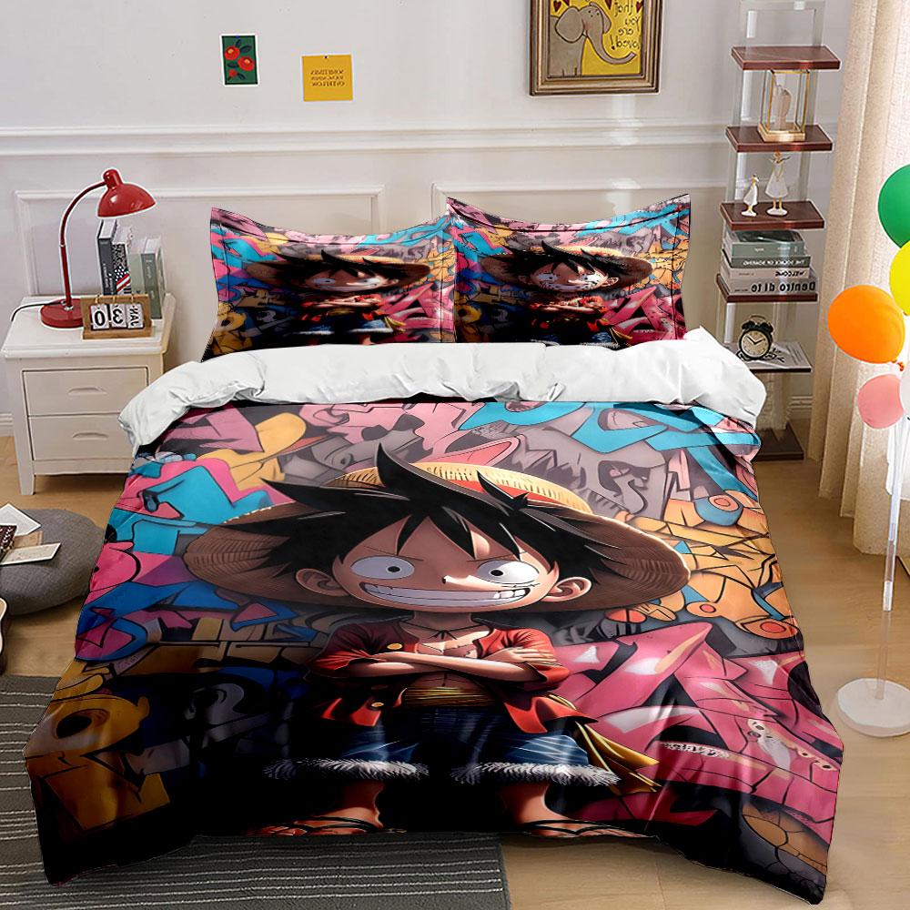 

Character graffiti-style artwork. Bedding sets Duvet cover sets Duvet covers Pillowcases(1 * Duvet Cover 2 * Pillowcases, without duvet insert) 135x200cm