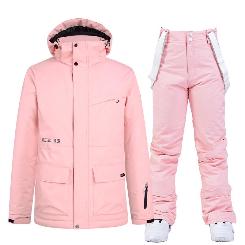 Couples' Warm Korean-Style Snowboard Suit Set