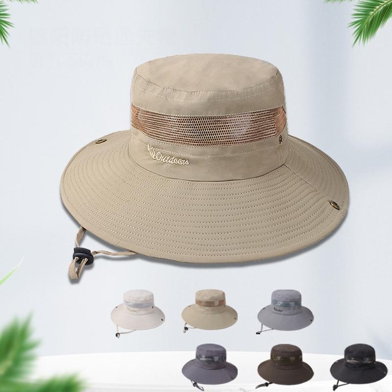 Outdoor Sun Hat Breathable Fisherman Hat Sunshade Caps Sunproof Sunshade for Hiking and Beach Surprise Gift