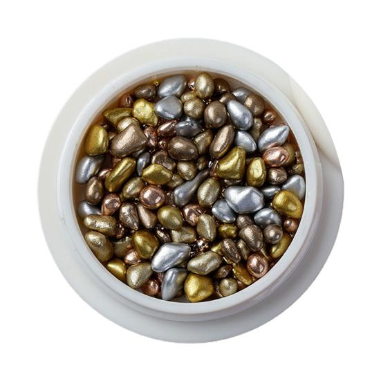 

1 коробка, портативный камень-ракушка для ногтей, без капель, стильные аксессуары для жемчуга в форме 4