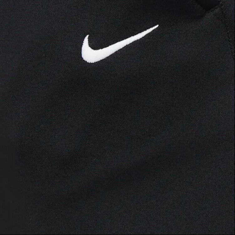 Nike Solid Color Long Elastic Straight-Leg Knit Sweatpants Women Bottoms Black CU5529-011