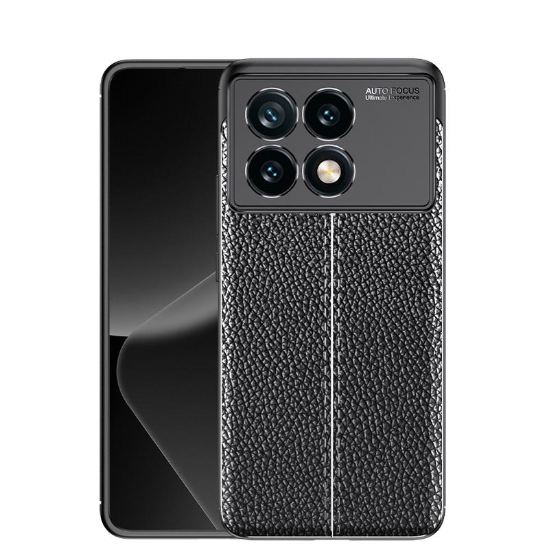 

For Xiaomi Redmi K70 Pro Case Xiaomi Redmi K70E K70 Pro Cover Cases Shockproof Luxury TPU Silicone Business Style Phone Cover Redmi K70E чёрный