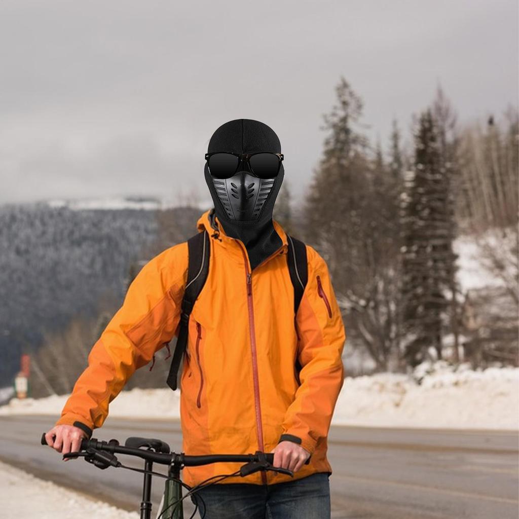 Winter Cold-Weather Head Cover Motorcycle Head Cover Windproof Dustproof Thermal Warm Motorcycle Head Hood for Men Women