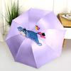 Eeyore'S Flower Bouquet Folding Umbrella Travel Umbrella Three Folds Printing Travel Umbrella