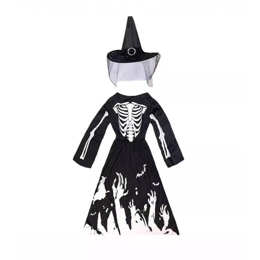 Cosplay Kostüm, Halloween leuchtendes Skelett 5er Pack Kinderkostüm Einteiler Bühnenauftritt Maskenball