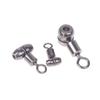10Pcs Fishing Swivels 3-Way Copper Fishing Connector Saltwater Fishing Rolling Bearing Swivel Hook For Carp Tackle Accessories