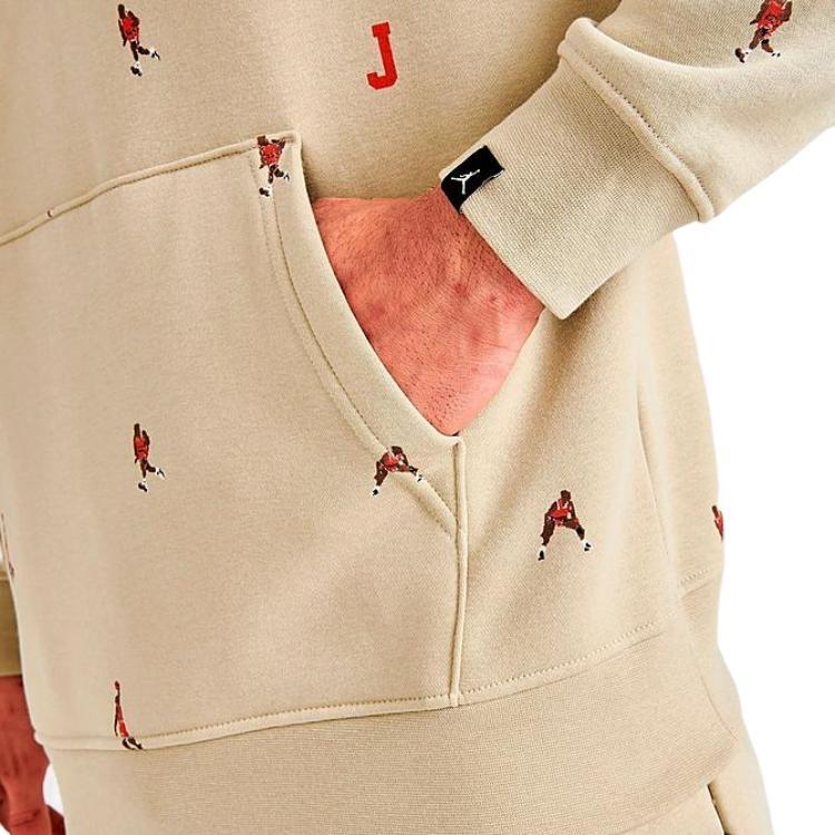 Sweat à capuche en molleton Air Jordan Holiday 'Rattan' pour homme DV9392-206