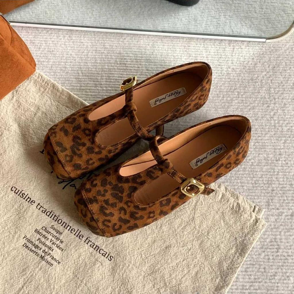 Fashion Bailamos Retro Woman Flats All-Match Square Toe Casual Female Sneakers Flats Comfortable Square Dress Solid PU Lace-Up Rubber Sl