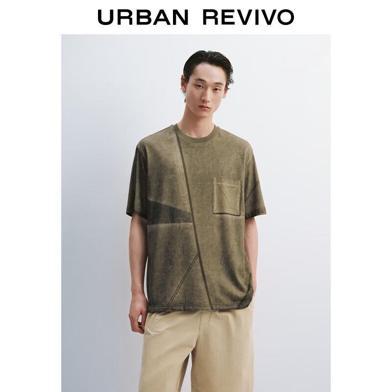 UR Men s Retro Deconstructed Short-Sleeve T-Shirt UML450119 XS