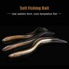 2 PCS Soft PVC EEL Lure 30CM Length Fishing Accessories Eel Fishing Lure Brown Fishing Bait Freshwater Fishing