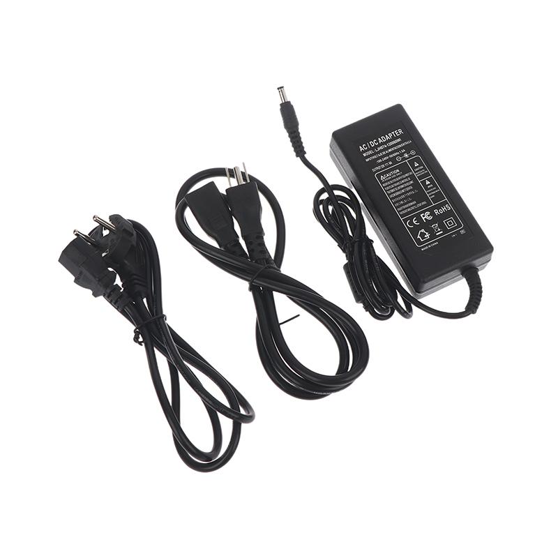 Zasilacz LED 12V DC wtyczka EU 1A 2A 3A 4A 5A 6A 7A 8A Transformator przełączający do taśmy LED Ws2811 Ws2815 Adapter
