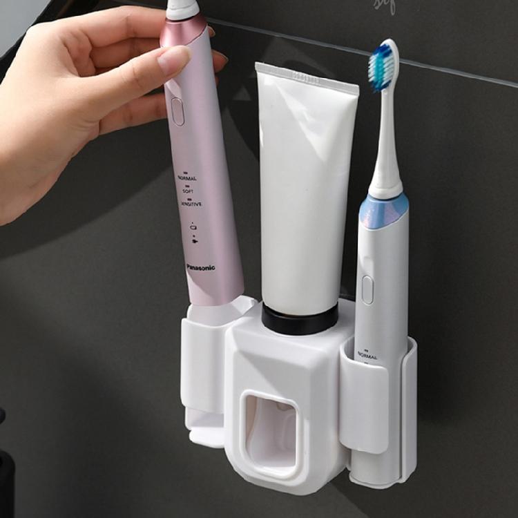 Wall Mount Electric Toothbrush Holder Bathroom Shower Razor Organizer