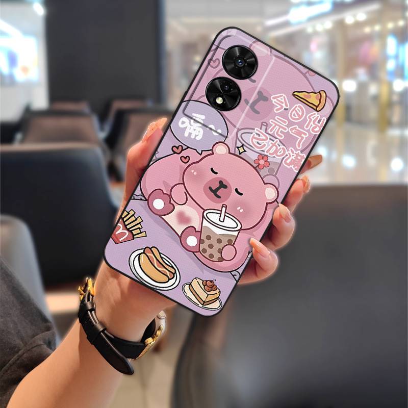 Anti-knock Graffiti Phone Case For TCL 505/T509K/T5094 Cartoon Fashion Design Waterproof TPU Couple Phone Pouch Cute