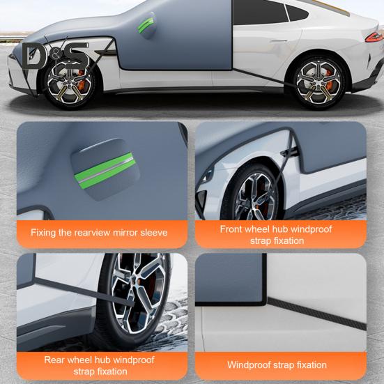 Windshield Snow Shield Cover Magnetic Fit Waterproof Simple Installation Universal Size Heavy Duty Cars Trucks Windshield Cover