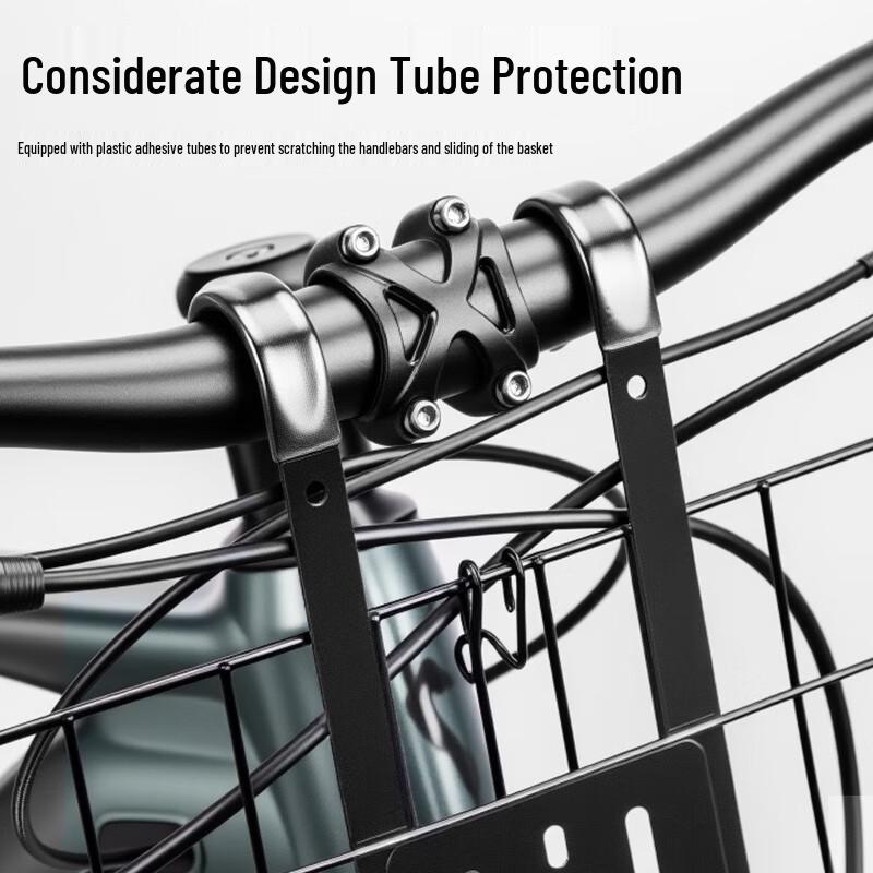 Versatile Steel Front Bicycle Basket