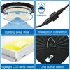 244 LED Solar Pendant Light Solar Powered 360° Wide Angle Lighting Courtyard Sensing Lamp Motion Sensor 5 Modes