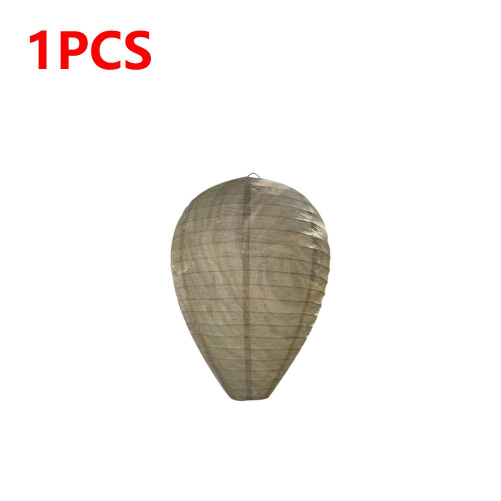 1-10PCS Hanging Wasp Nest Decoy Outdoor Waterproof Fake Wasp Nest Decoy Nest Decoy Hornets Plastic Insects Paper Drive Beehive
