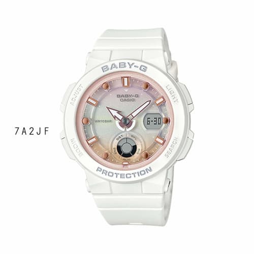 Casio Watch Babygie [] BEACH TRAVELER BGA-250-7A2JF Women's White