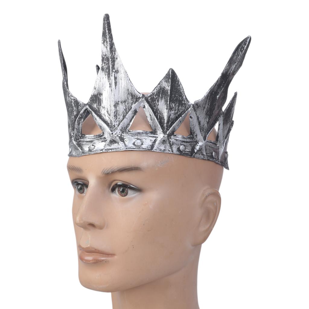 Medieval Old-fashioned Vintage Crown for Men Fashionable for Parties and Festivals Vintage King Crown Headdress Crown