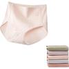MIIOW Women's Underwear, Silk Antibacterial Pure Cotton Jacquard Lightweight Seamless Triangle Panties, 3-Pack