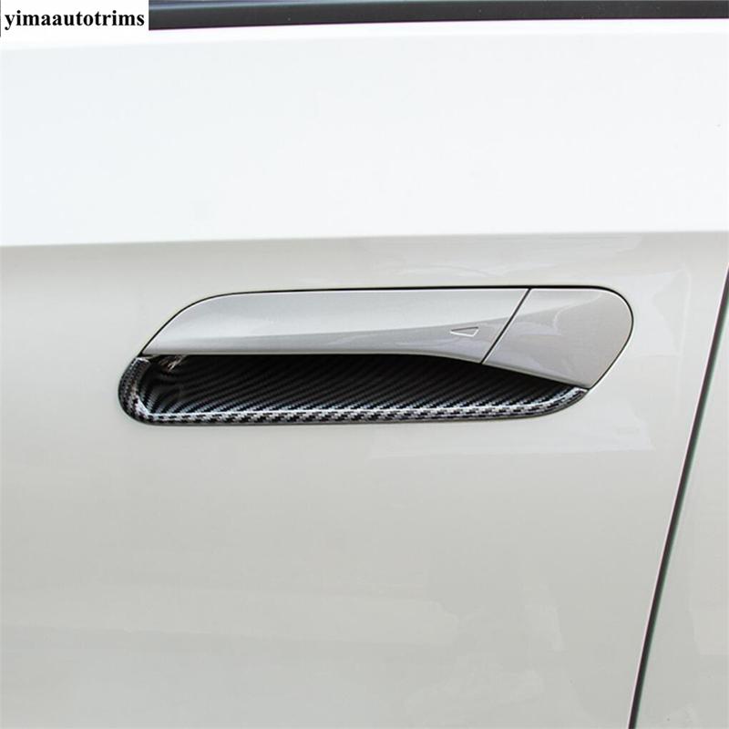 Front Bumper Fog Light Lamp Grille Eyebrow Strip / Outer Door Bowl Cover Trim Accessories For VW Volkswagen ID.4 ID4  - 2025