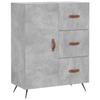 VidaXL Buffet gris béton 69,5x34x90 cm bois d'ingénierie 827888