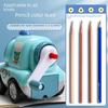 Creative Adjustable Thickness Cartoon Hand-Crank Lead Pencil Sharpener, Bite-Proof for Children.