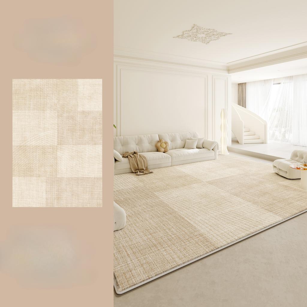 Large Area Rugs for Bedroom Cream Style Living Room Decoration Plush Carpet Home Fluffy Soft Rug Thick Anti-slip Study Floor Mat