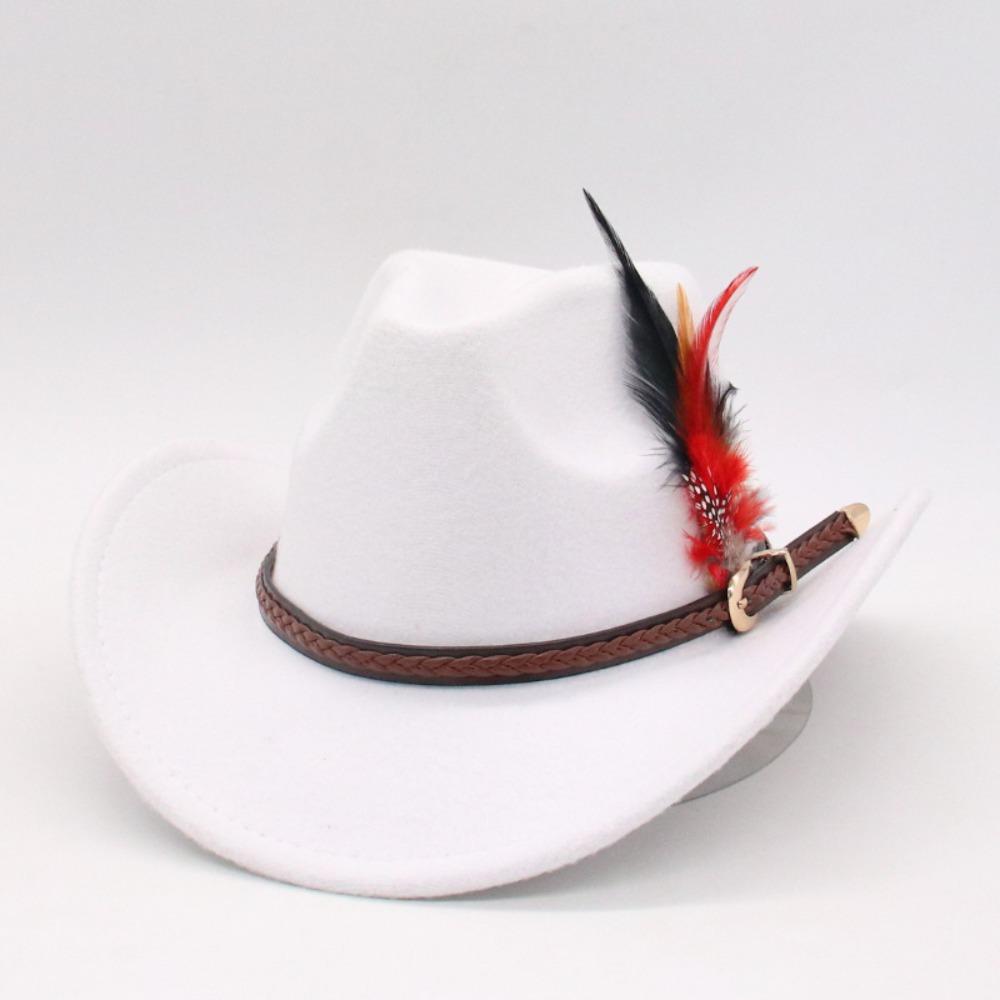 Fedora Hat Topper Hat Upturned Edge Jazz Hat Fashion Show Hats  Cowgirl Party Decorations