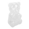 Large Plastic Bear Container Jar Clear Bear Gift Box Dispenser Fillable Candy Box for Birthday Party Favors